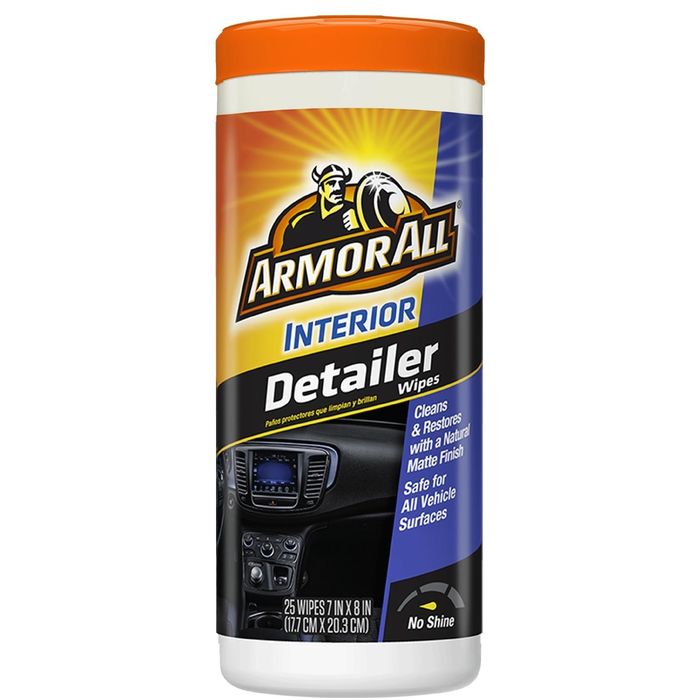 Armor All Interior Detailer Wipes 25 Count