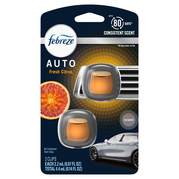 Frebreze Citrus Auto Scent Vent Air Freshener Pack