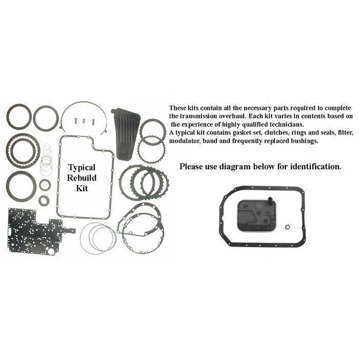 ATC Pro King Automatic Transmission Rebuild Kit KS108