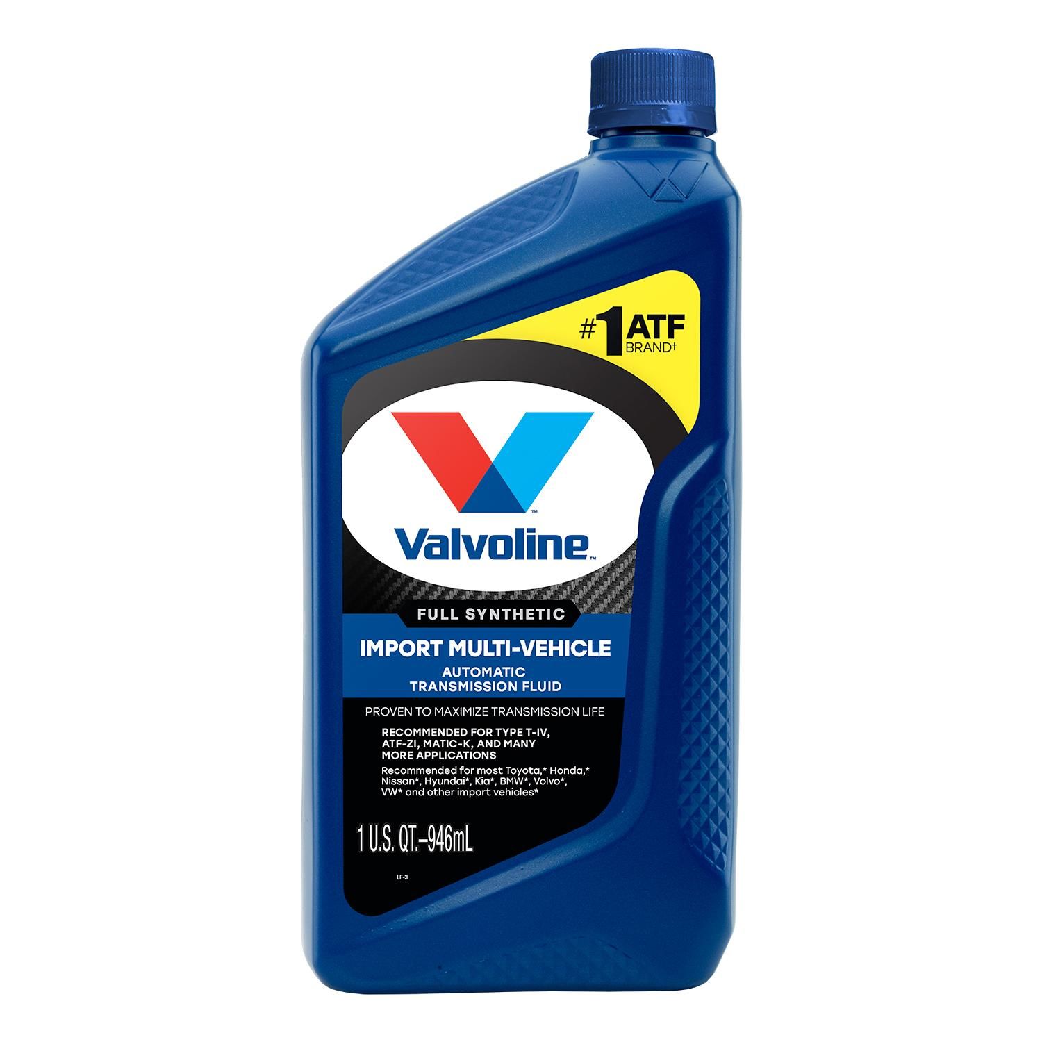 Valvoline Import Multi-Vehicle Automatic Transmission Fluid - 1gal (Case of 3) (820681-3PK)