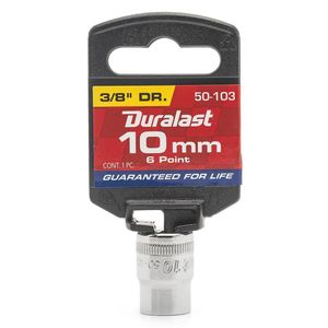 Duralast 3/8in Drive 10mm 6 Point Socket