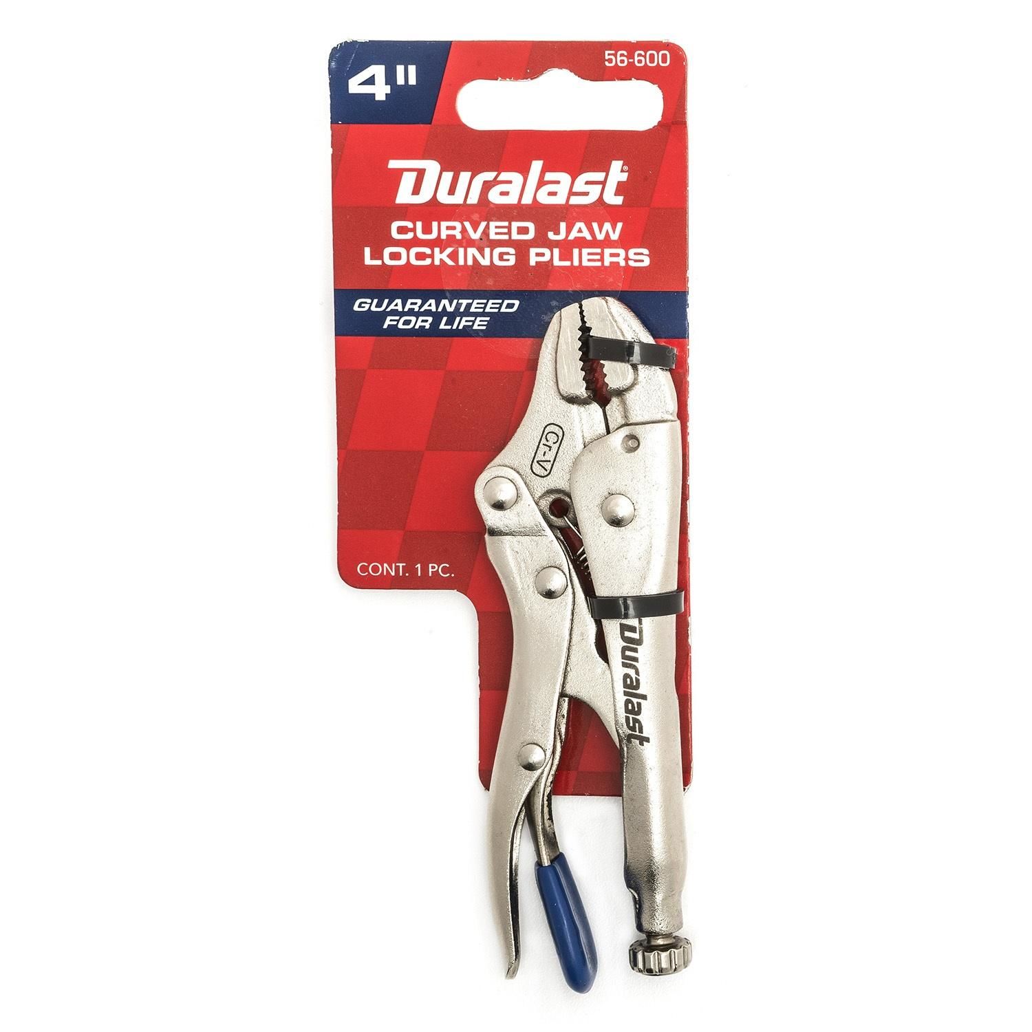 Duralast 4in Curve Jaw Locking Pliers