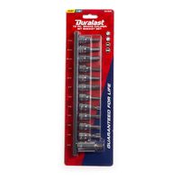 Duralast 3/8in and 1/2in Drive Metric/SAE Socket Set 12 Piece