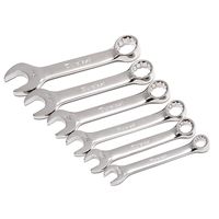 Duralast SAE Stubby Combination Wrench Set 6 Piece