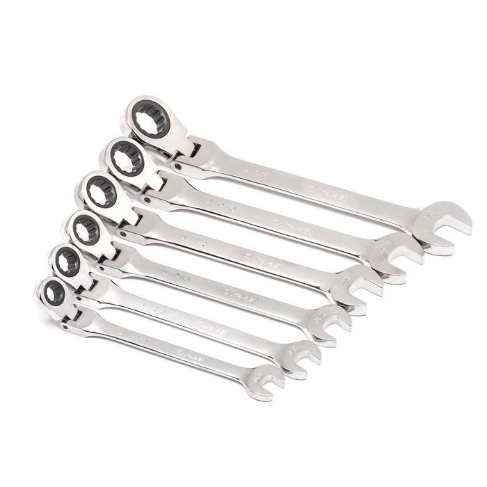 Duralast Metric Flex Head Ratcheting Wrench Set 6 Piece