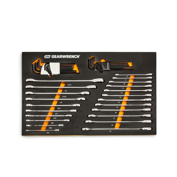 GearWrench Wrench and Hex Key Set 44 Piece