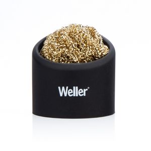 Weller Brass Wire Sponge Cleaner with Holder