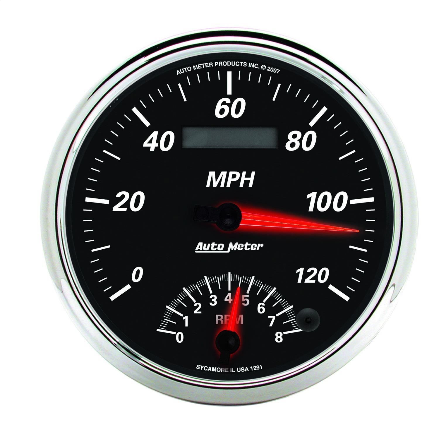 AutoMeter Designer Black II 5in Electric Tachometer and Speedometer