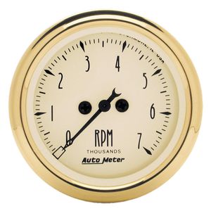 AutoMeter 2 1/16in 0-7,000 RPM Golden Oldies In-Dash Tachometer