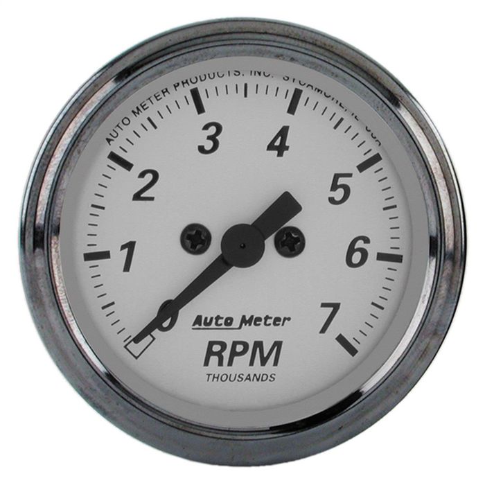 AutoMeter 2 1/16in 0-7,000 RPM Silver Air - Core Tachometer Gauge