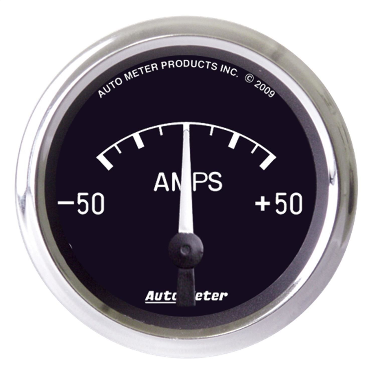 AutoMeter 2 1/16in 50050 Amps Cobra Electric Ammeter Gauge