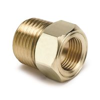 AutoMeter 1/2in NPT Male Brass Adapter Fitting for Mechanical Temperature Gauge