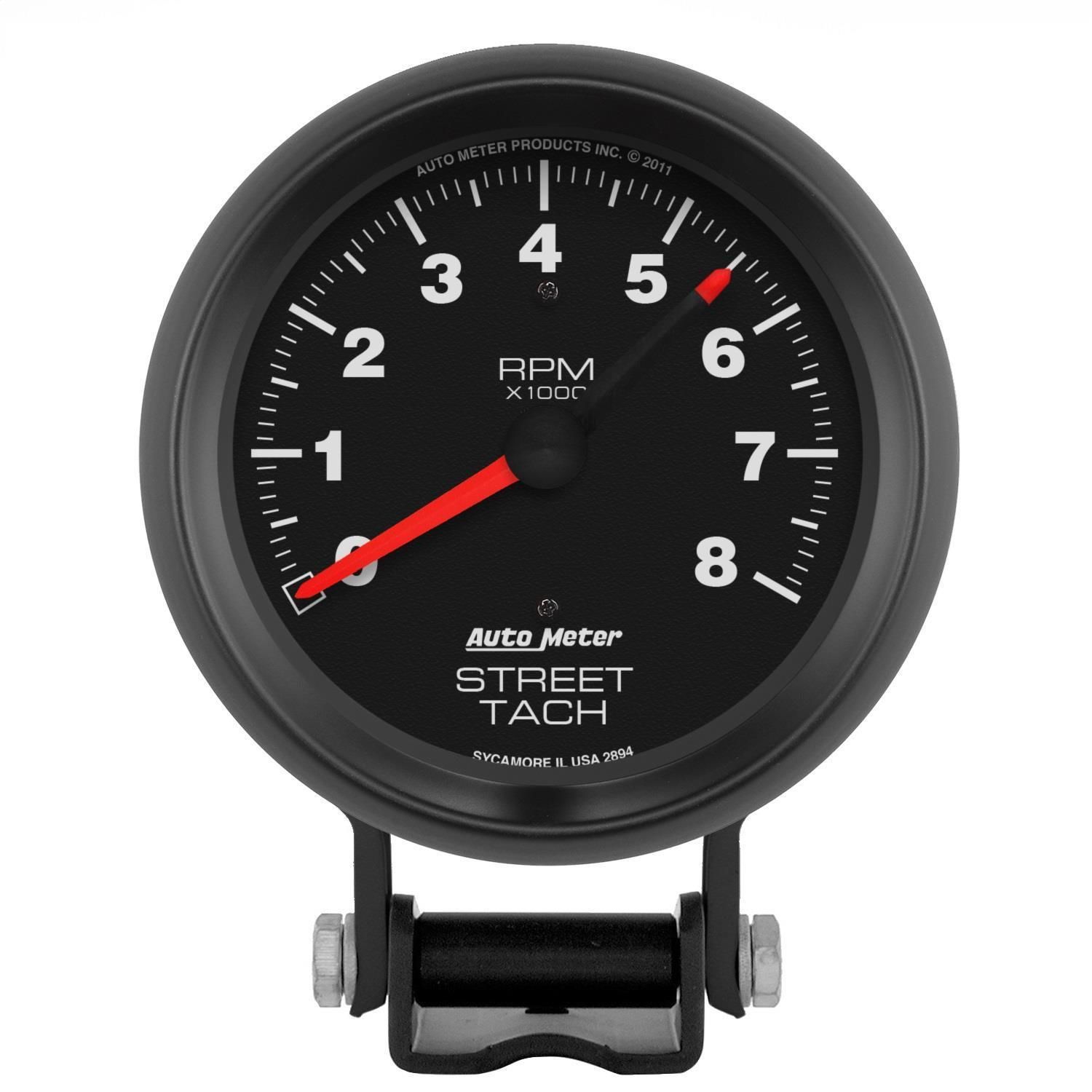 AutoMeter 3 3/4in 08,000 RPM ZSeries Tachometer Gauge