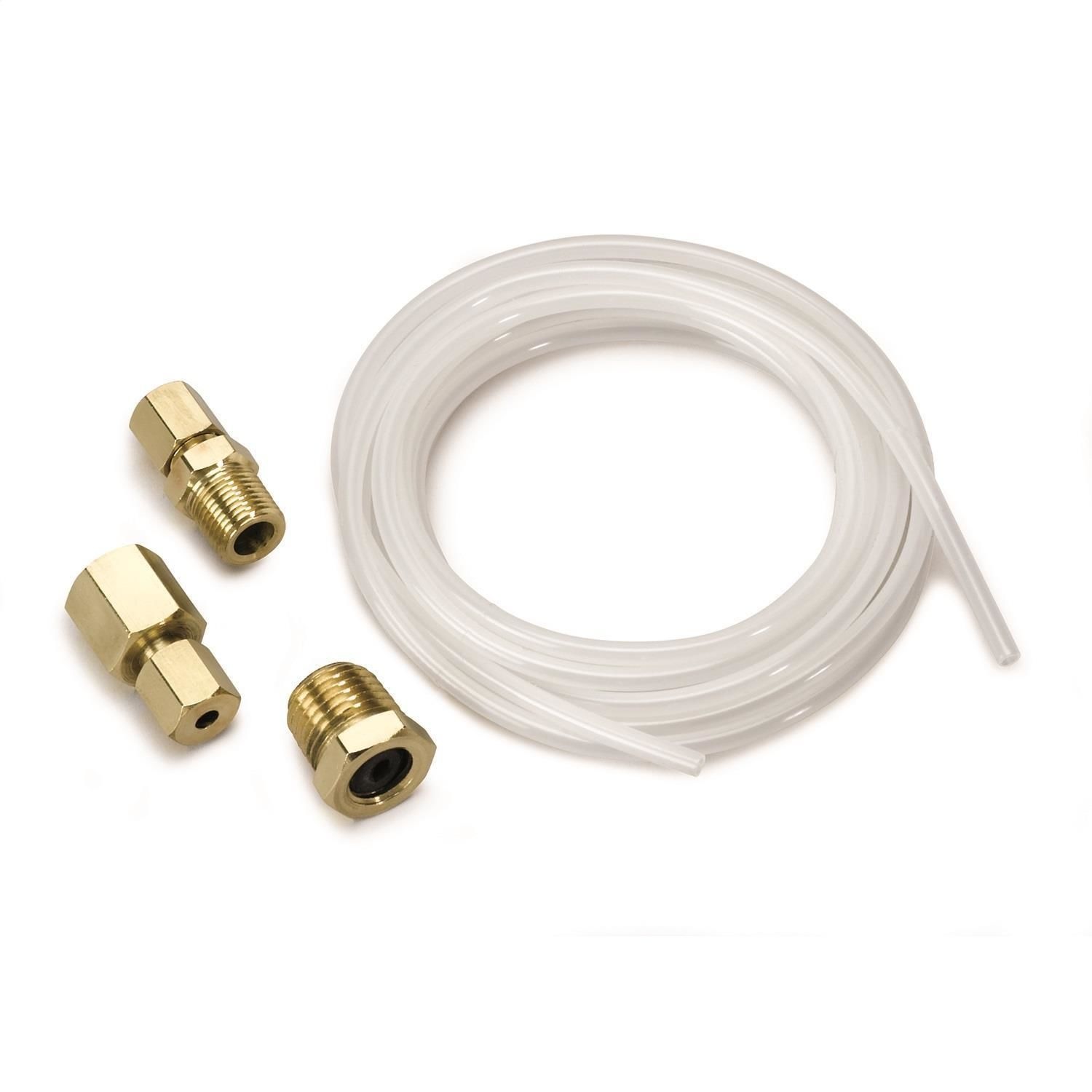 AutoMeter 1/8in X 10ft Nylon Tubing with 1/8in NPTF Brass Compression Fittings