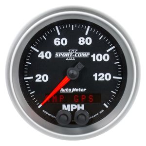 AutoMeter Sport Comp Il 3 3/8in 0-140 MPH GPS Speedometer Gauge