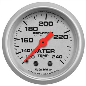 AutoMeter 2 1/16in 120-240 Degree Ultra - Lite Mechanical Water Temperature Gauge