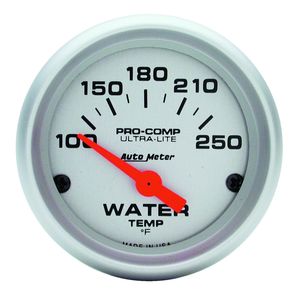 AutoMeter 2 1/16in 100-250 Degree Ultra - Lite Air - Core Water Temperature Gauge