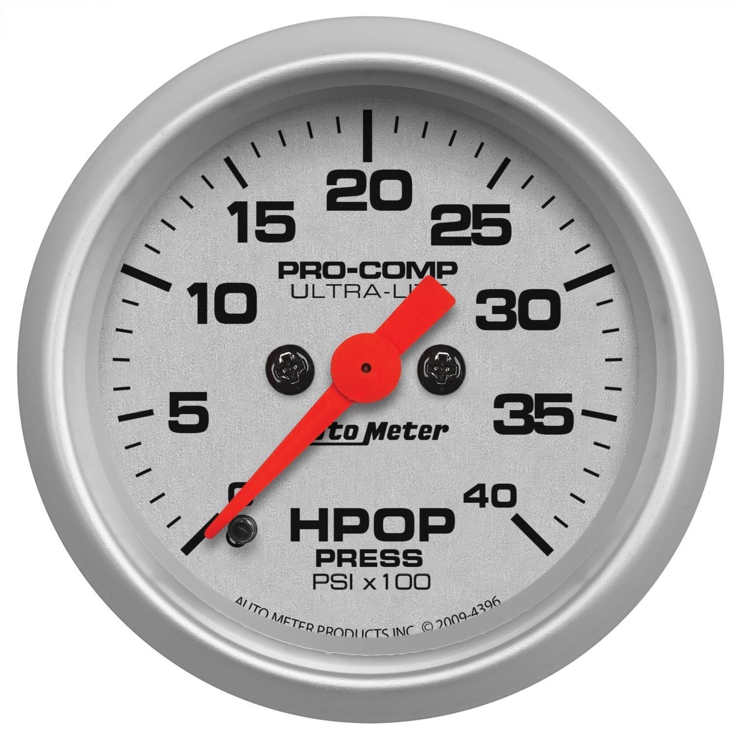 Autometer Oil Pressure Gauge 4396