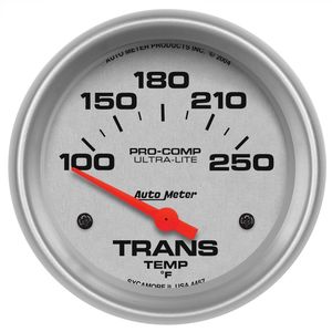 AutoMeter 2 5/8in 100-250 Degree Ultra - Lite Electric Transmission Temperature Gauge