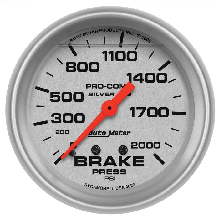 AutoMeter 0-2000 Brake Pressure AutoMeter 0-2000 Brake Pressure