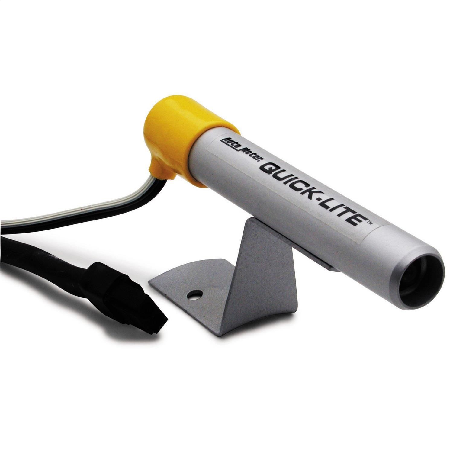 AutoMeter Silver QuickLite Pedestal Shift Light with Amber LED