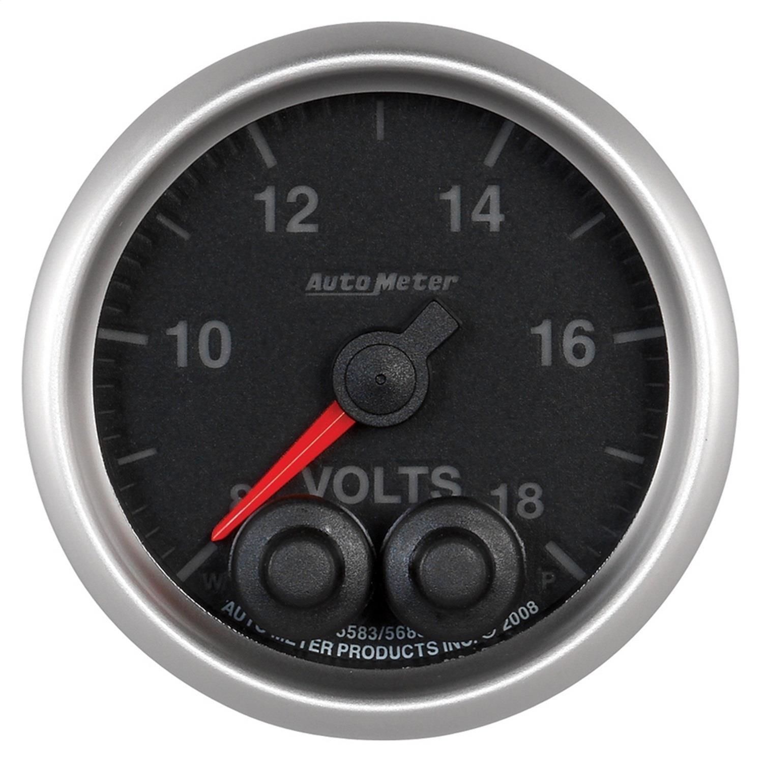 AutoMeter 21/16in 818 Volt Elite Voltmeter