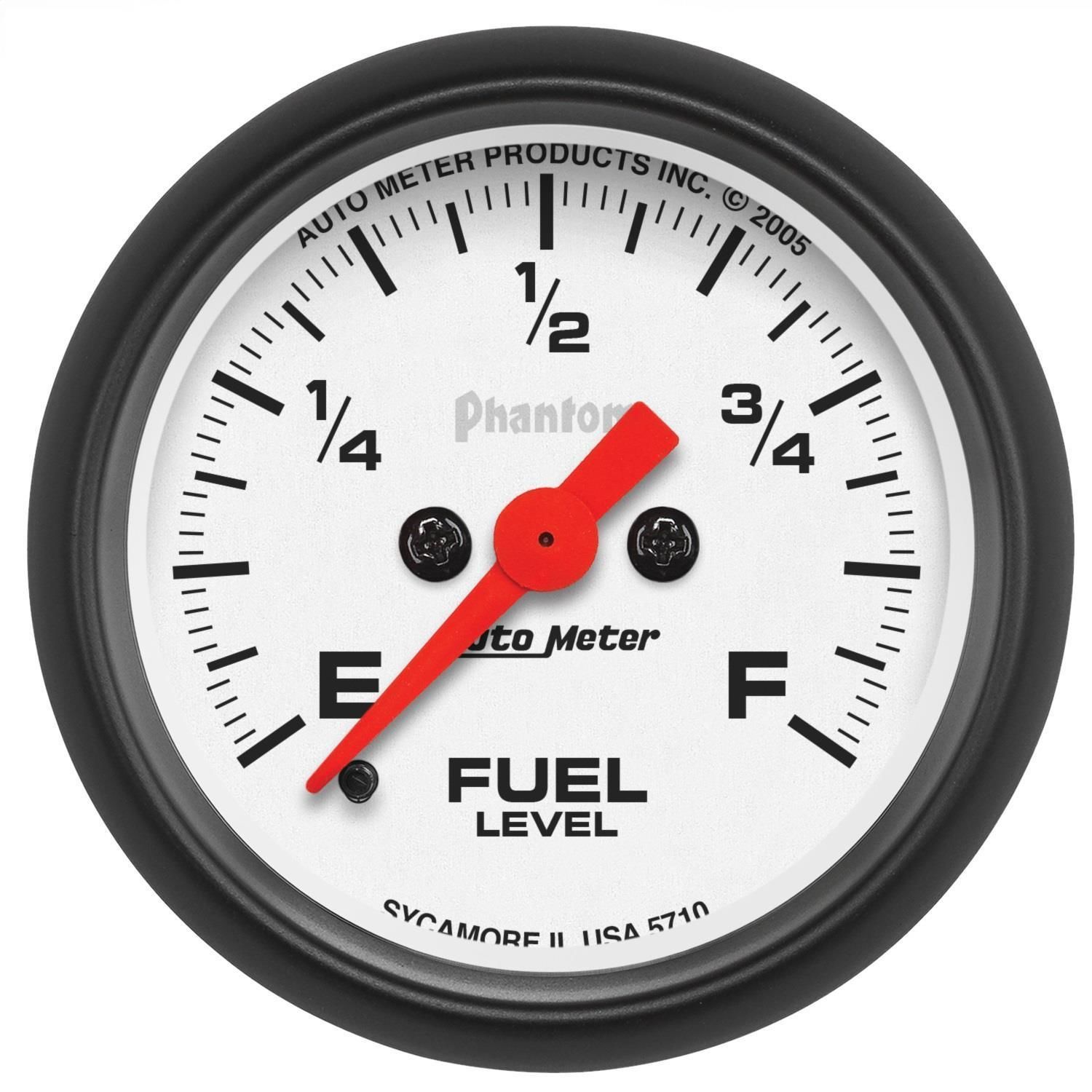 Auto Meter Phantom Electric Fuel Pressure Gauge