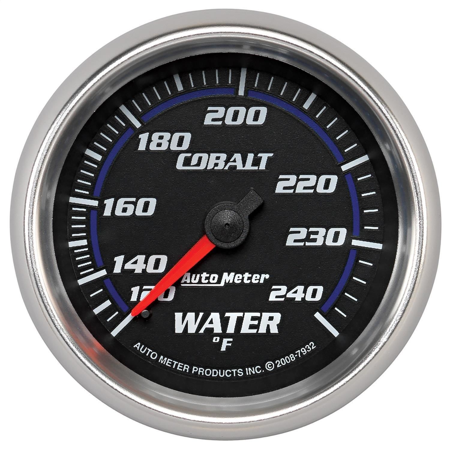AutoMeter 2 5/8in 120240 Degree Cobalt Mechanical Water Temperature