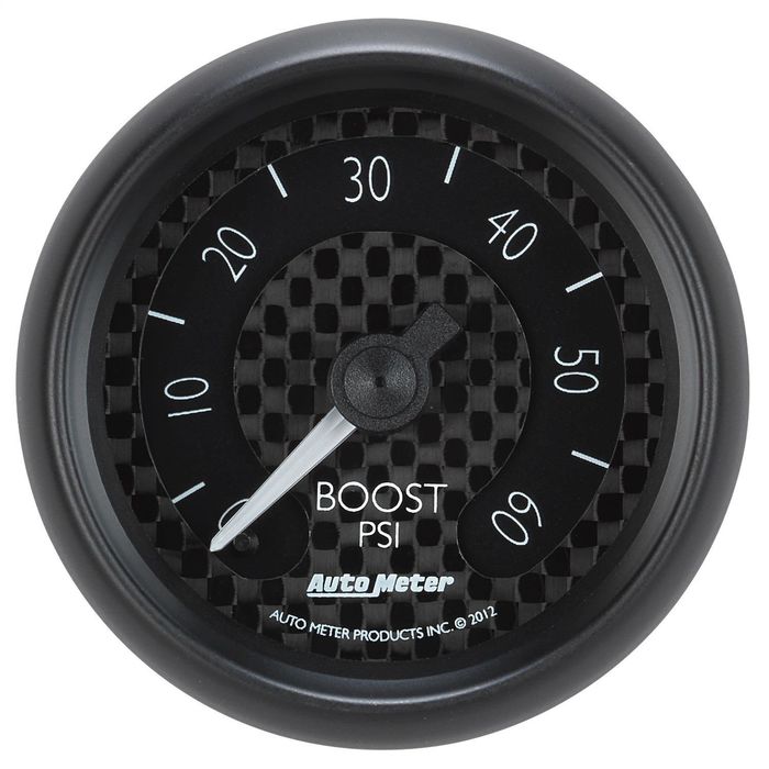 AutoMeter 2 1/16in 0-60 PSI GT Mechanical Boost Gauge