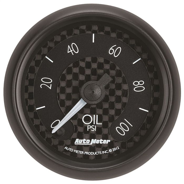 Autometer Phantom Series 2-1/16'' Oil Pressure 0-100 PSI Gauge (5721) main image 0