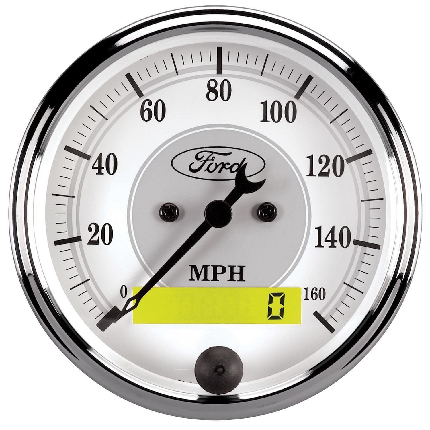 AutoMeter 3 1/8in 0160 MPH Ford Masterpiece Electric Speedometer Gauge