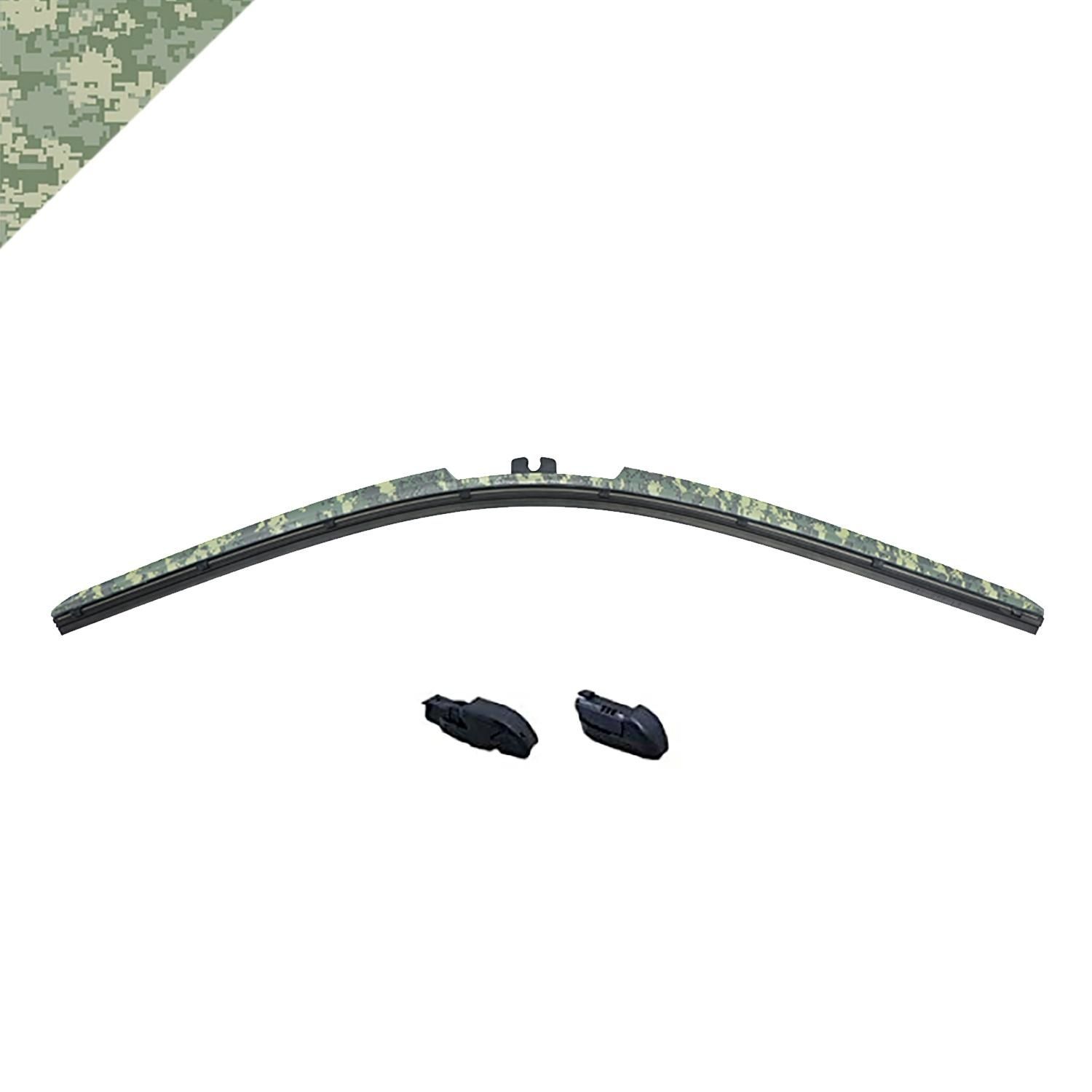 CLIX Wipers Camo 14in C and L Adapter All Weather Interchangeable Wiper Blade
