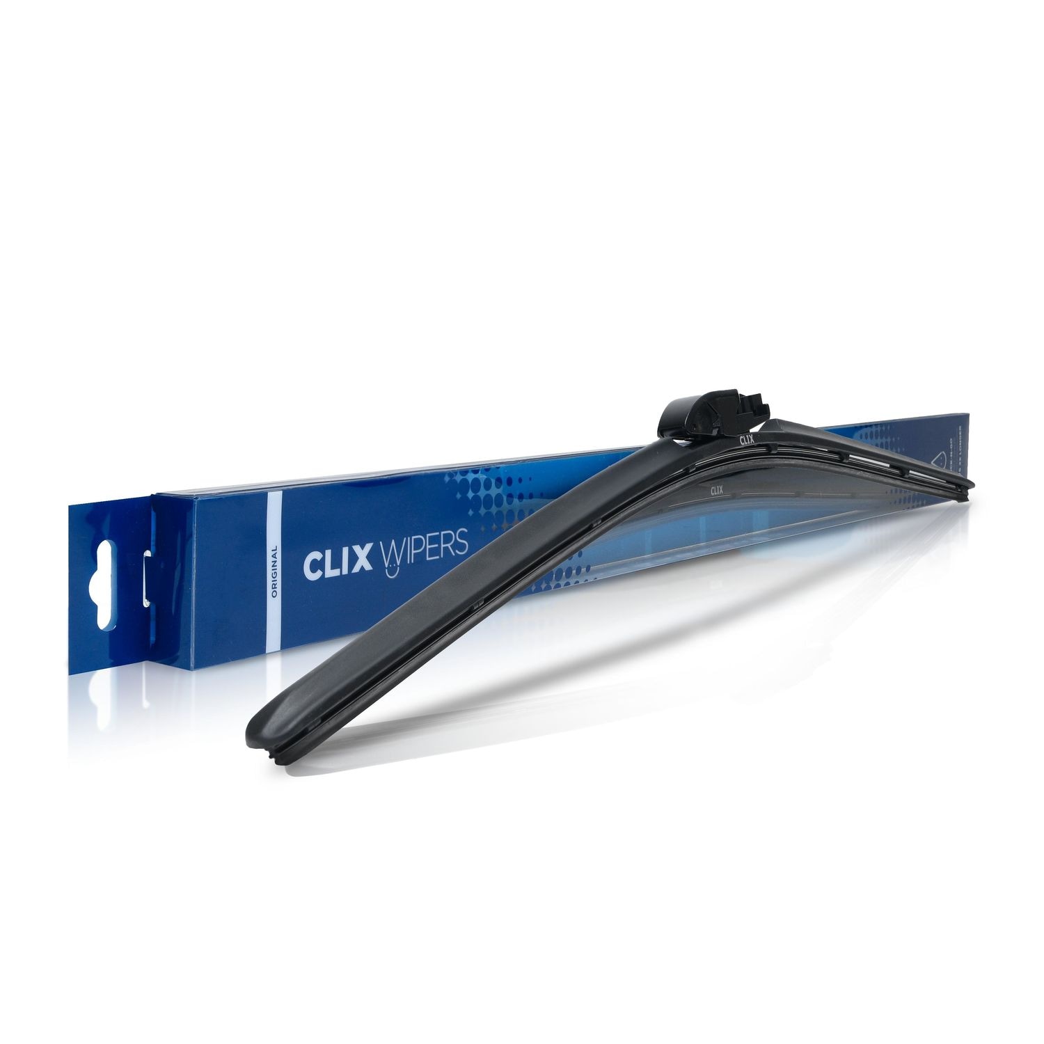 CLIX Wipers Black 16in X Adapter All Weather Interchangeable Wiper Blade