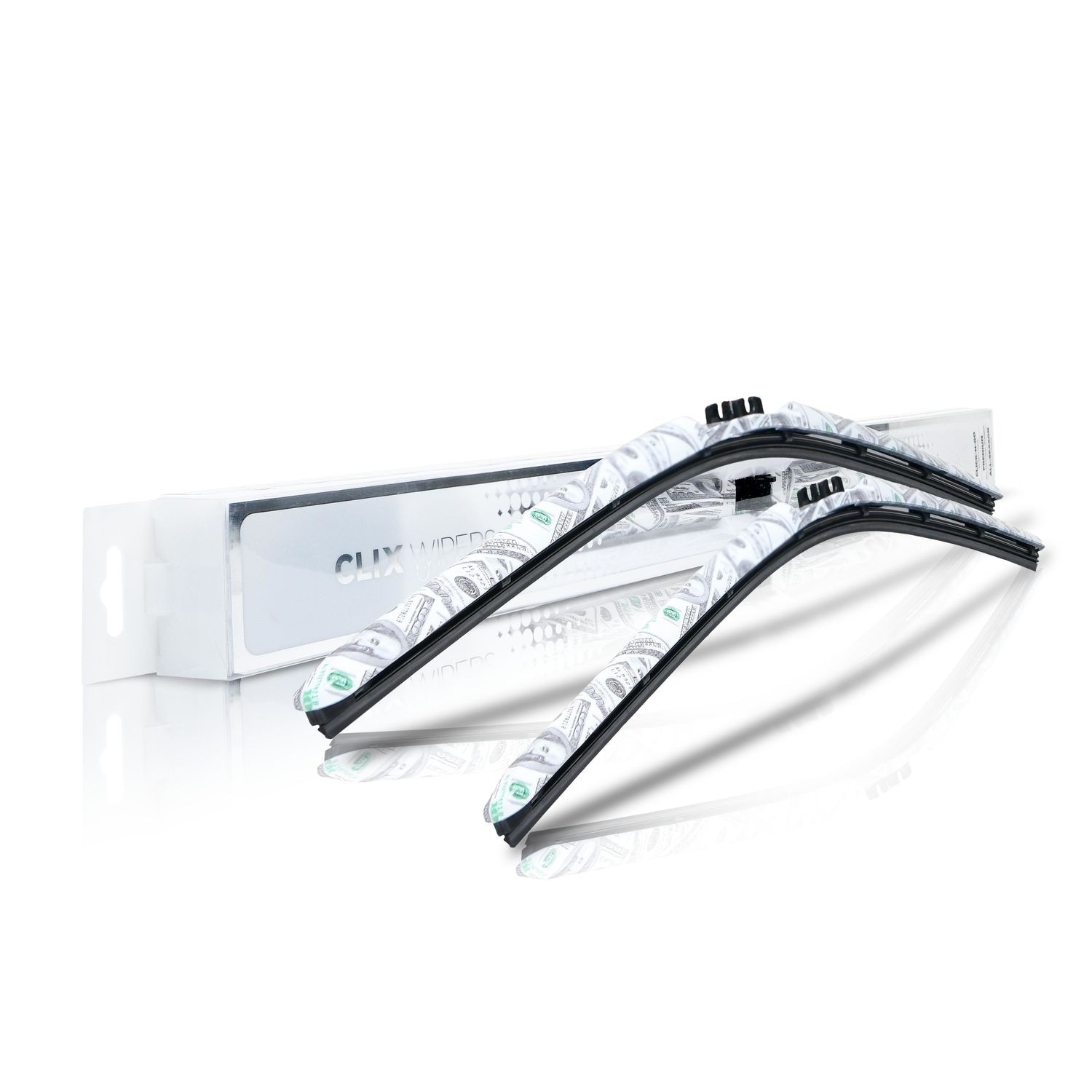 CLIX Wipers Money 26in 14in C Adapter All Weather Interchangeable Wiper ...