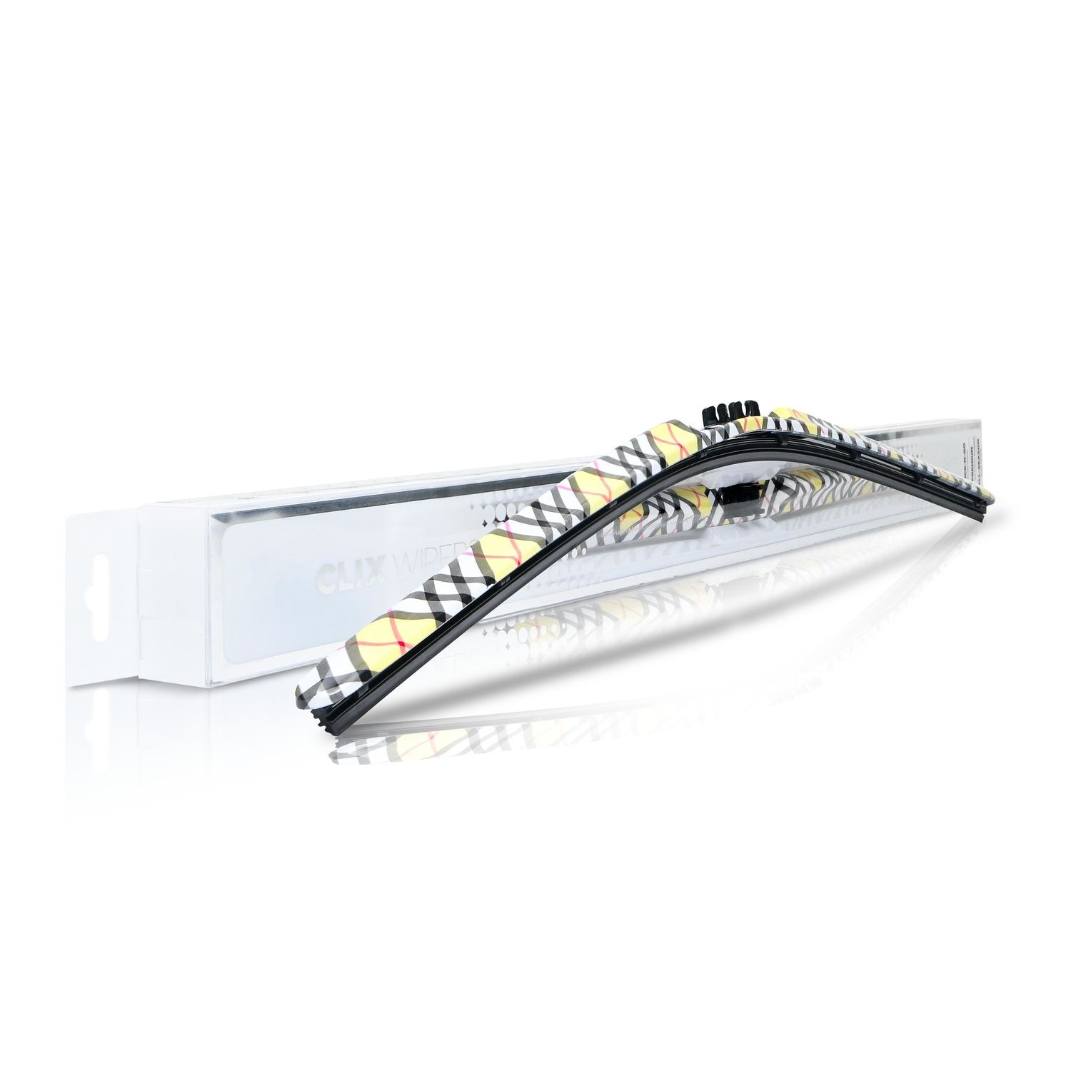 CLIX Wipers Plaid 16in C and L Adapter All Weather Interchangeable Wiper Blade