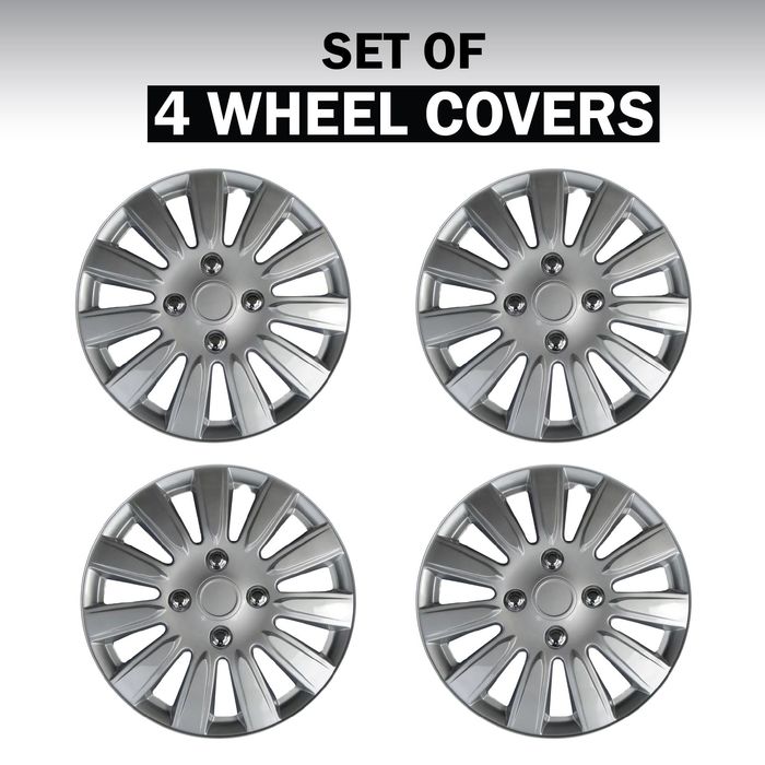 14 Inch Wheel Cover Set - Silver