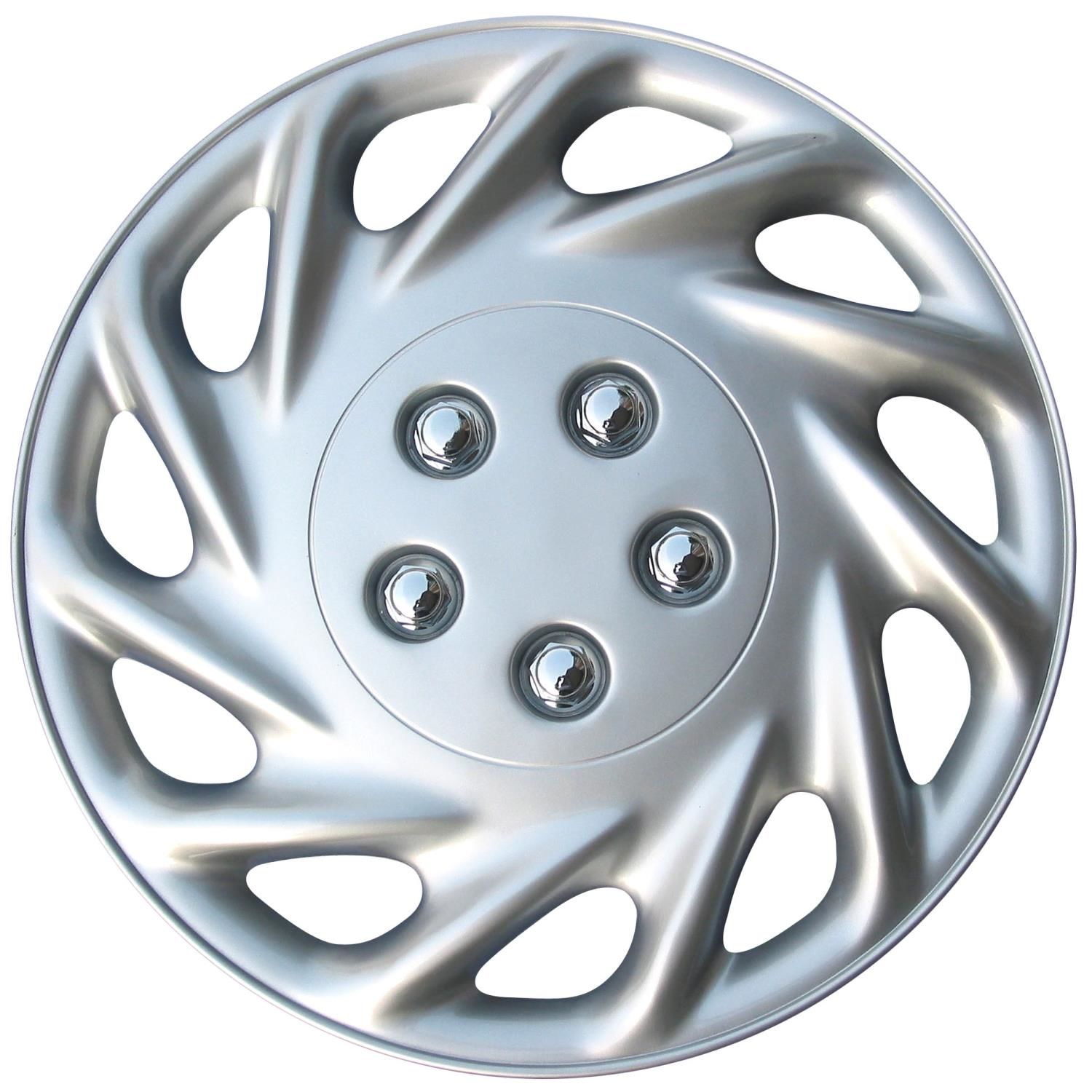 KT Silver 17in ABS Plastic Universal Wheel Cover