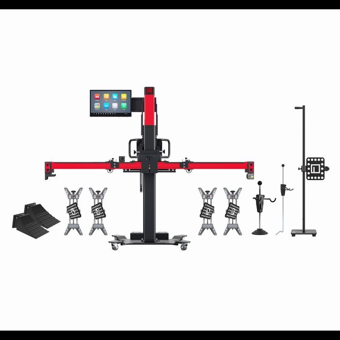 Autel Four-Wheel Alignment and ADAS Calibration Frame with 