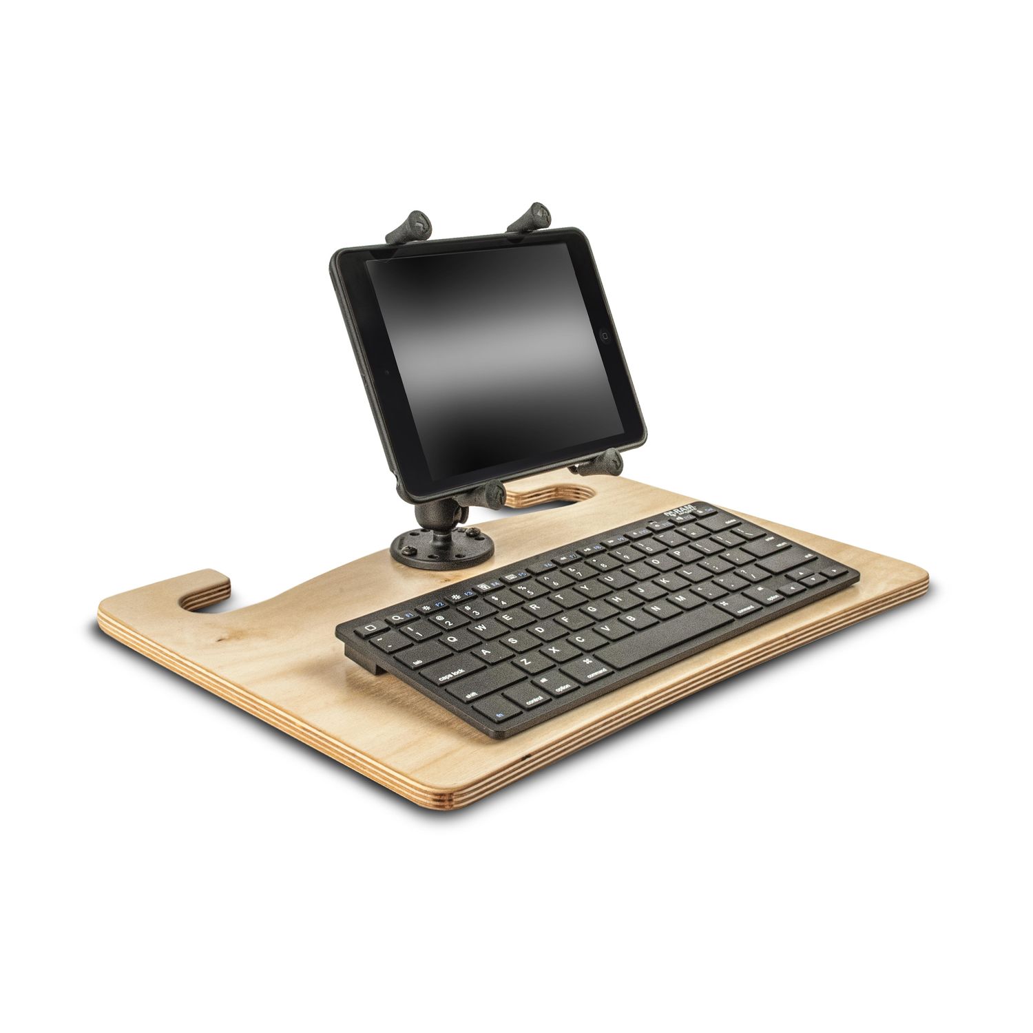AutoExec Wheelmate Extreme with 7in XGrip Tablet Mount and Bluetooth Keyboard