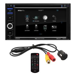 BOSS Audio Systems 750BRGB Car Stereo - Single Din, Bluetooth, CD DVD  Player, AM/FM Radio Receiver, Wireless Remote Control, USB, AUX Input,  Multi Color Illumination