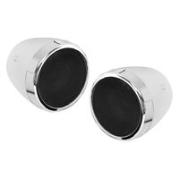 Boss Audio Systems 2 Speaker Built-In Amp Motorcycle System Chrome