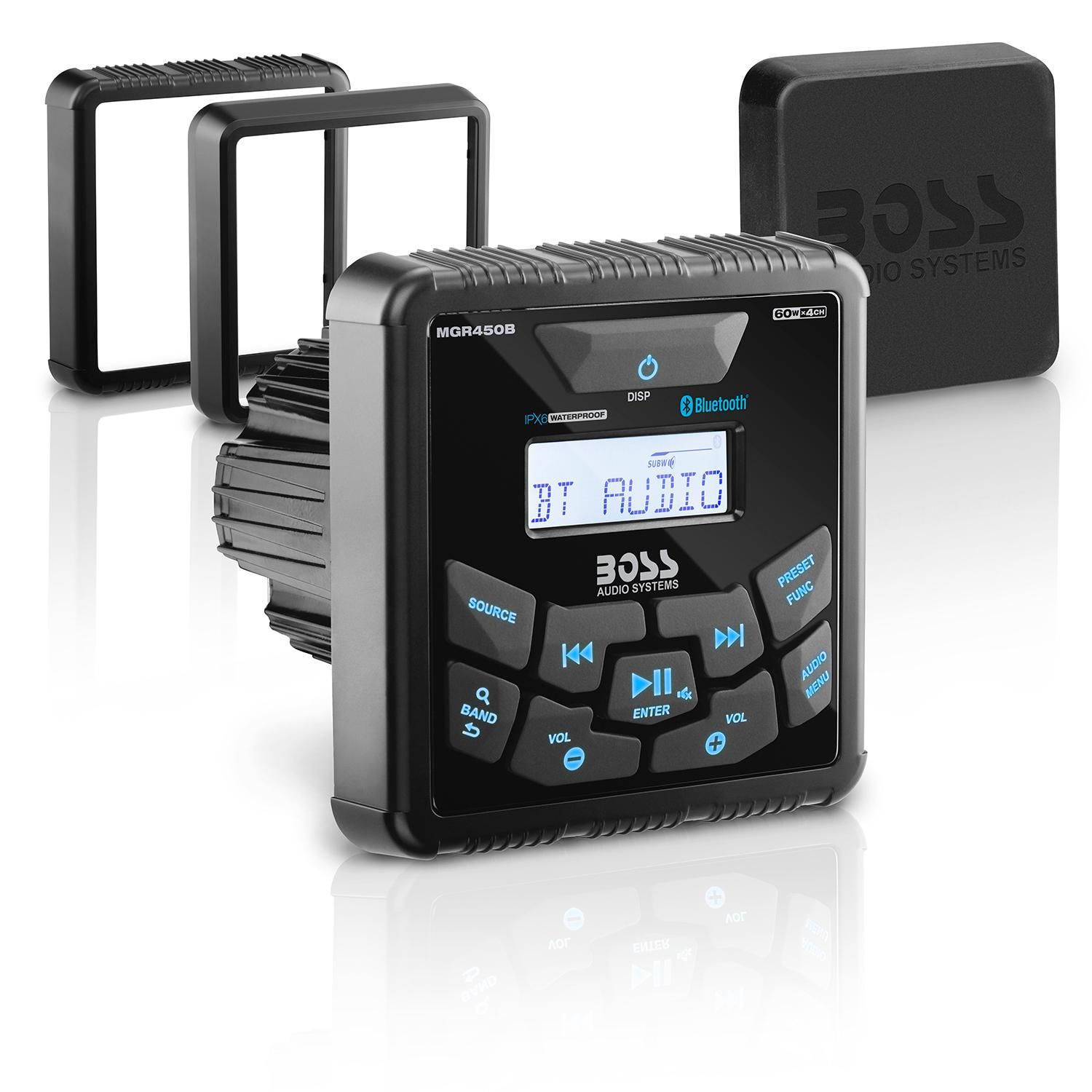 Boss Audio Systems Bluetooth Marine Gauge Radio