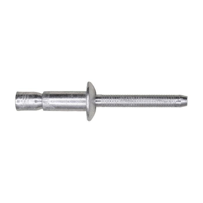 Auveco 1/4in Diameter .080in/.375in Grip, Aluminum Monobolt Rivet 25 Piece