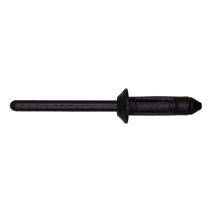Auveco 3/16 Hole Diameter 1-7/8 Length, Nylon Expansion Rivet 25 Piece