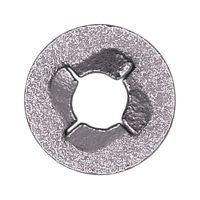 Auveco 11/32 O.D. No.6 Bolt Pushnut Bolt Retainer 100 Piece