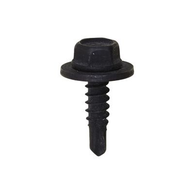 GM Interior Trim Screws – M4.2 X 20mm, 7mm Hex, 12mm Washer – 25-Pack (#229) – Black Steel