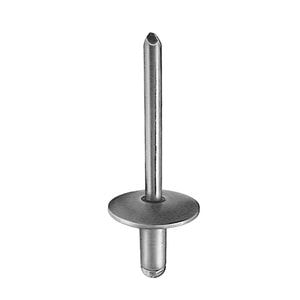 Auveco 3/16in Diameter 3/16in, 1/4in Grip, Ford Specialty Rivet 50 Piece