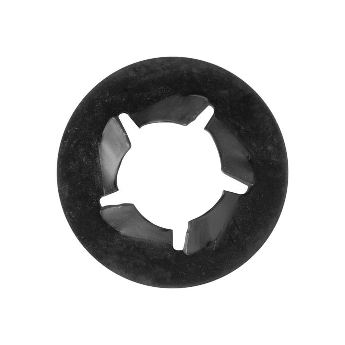 Auveco 1/2 O.D. 1/4 Bolt Black Phosphate Pushnut Bolt Retainer 100 Piece