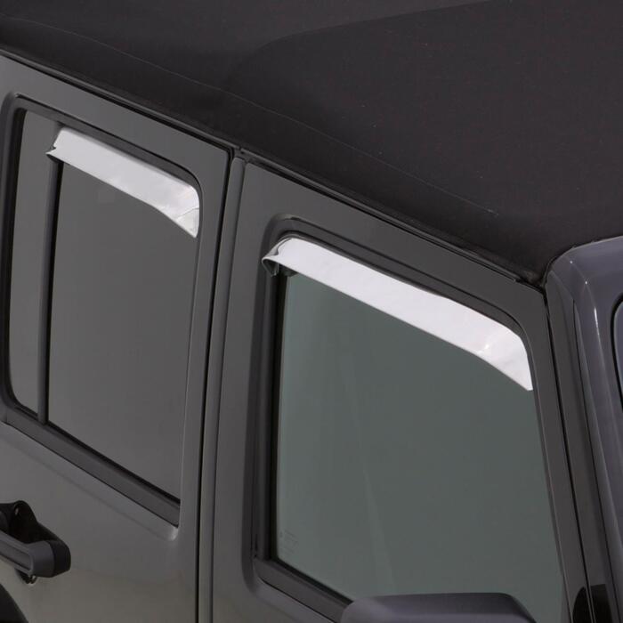 Auto Ventshade (AVS) Stainless Side Window Deflector 14049