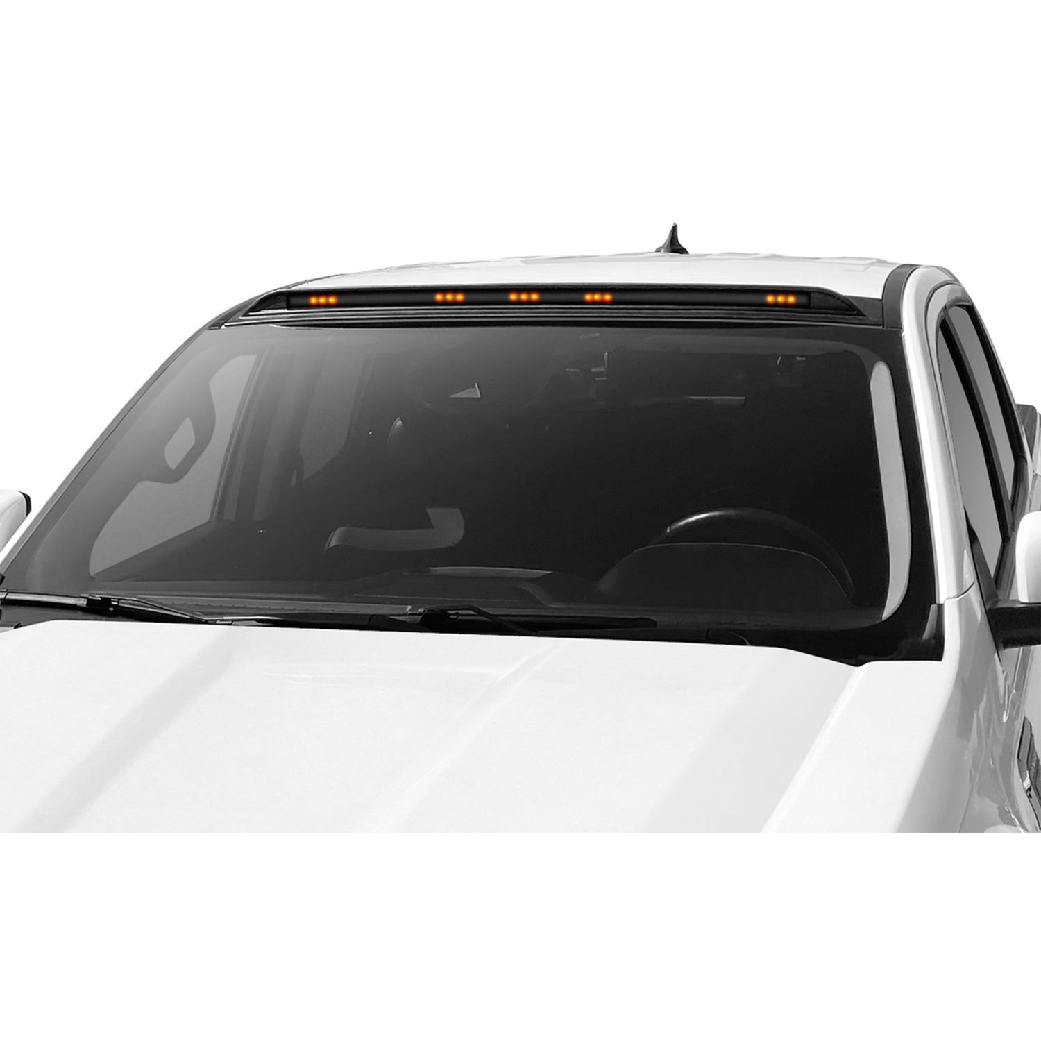 Auto Ventshade Black AeroCab Marker Light with Five Amber LED